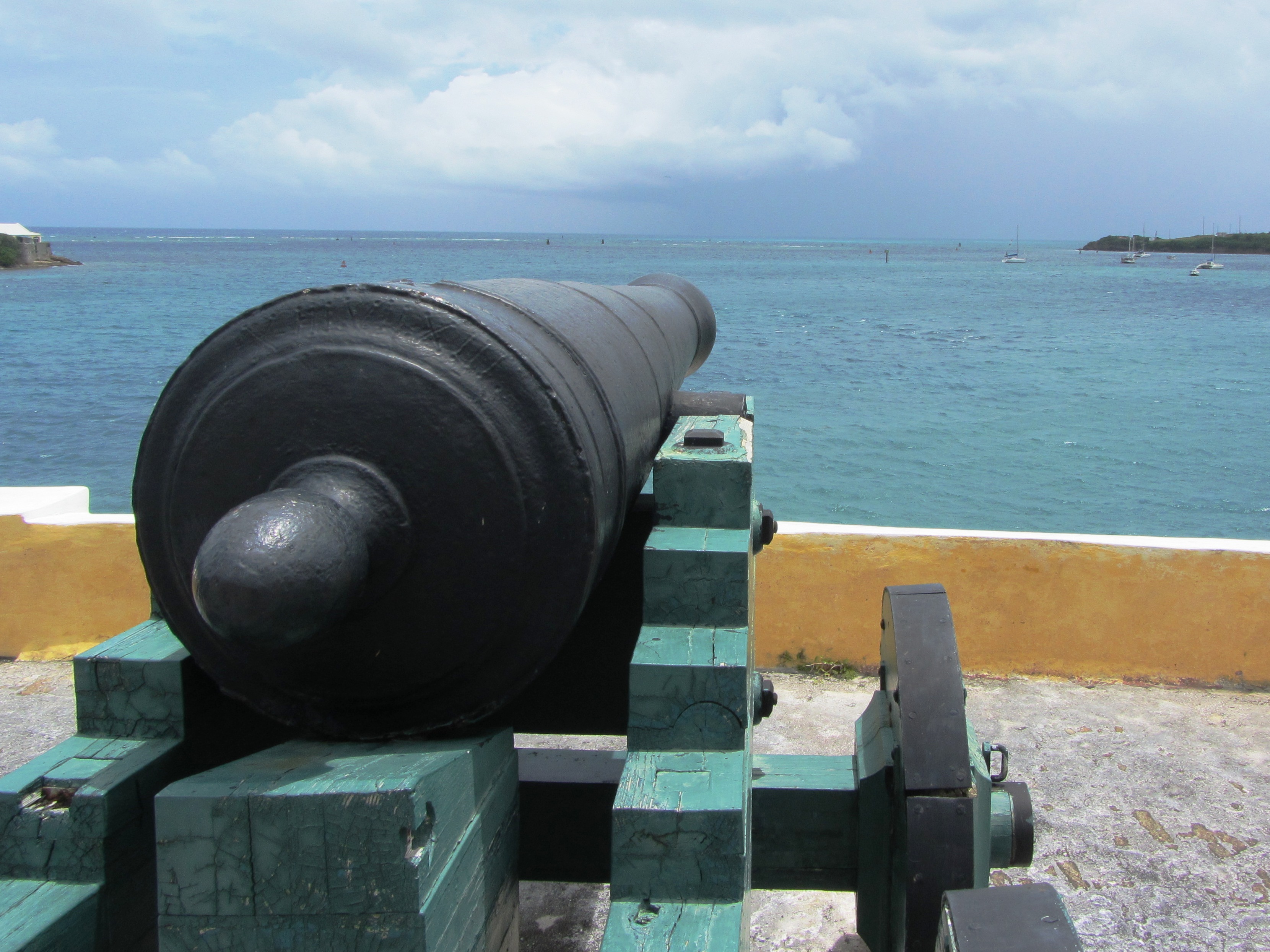 Photo – cannon protecting Christiansted