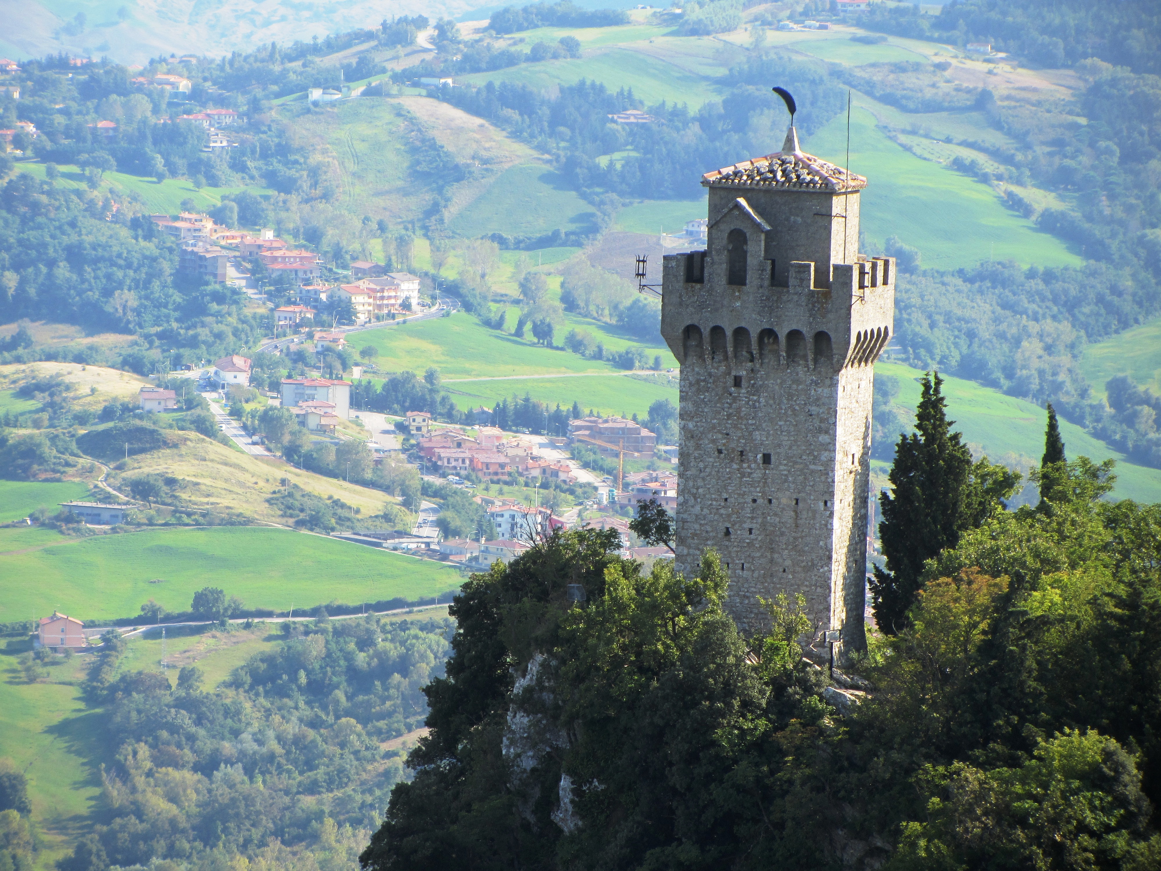 San Marino makes up for its small size