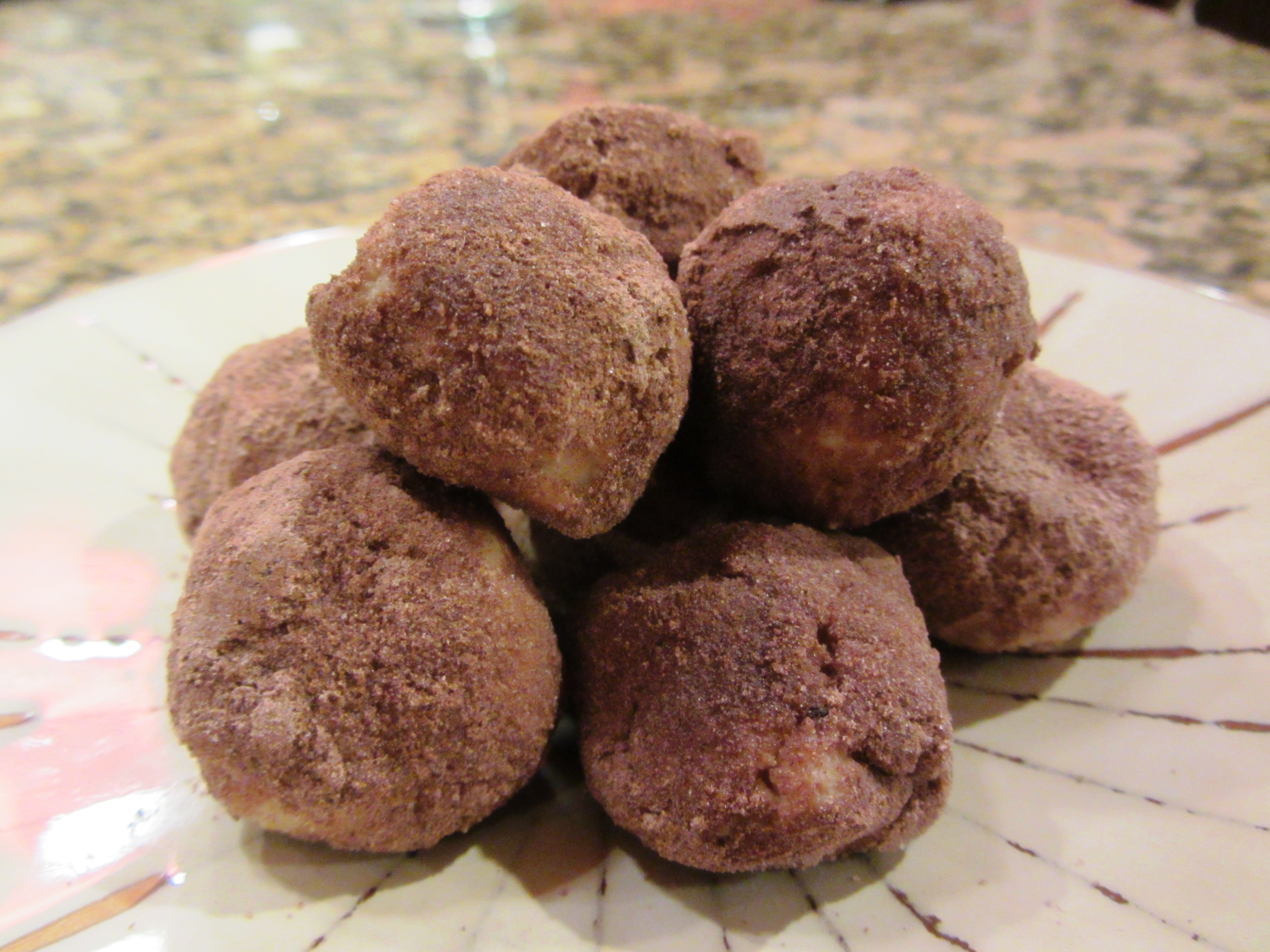 Food – Bailey’s white chocolate truffles