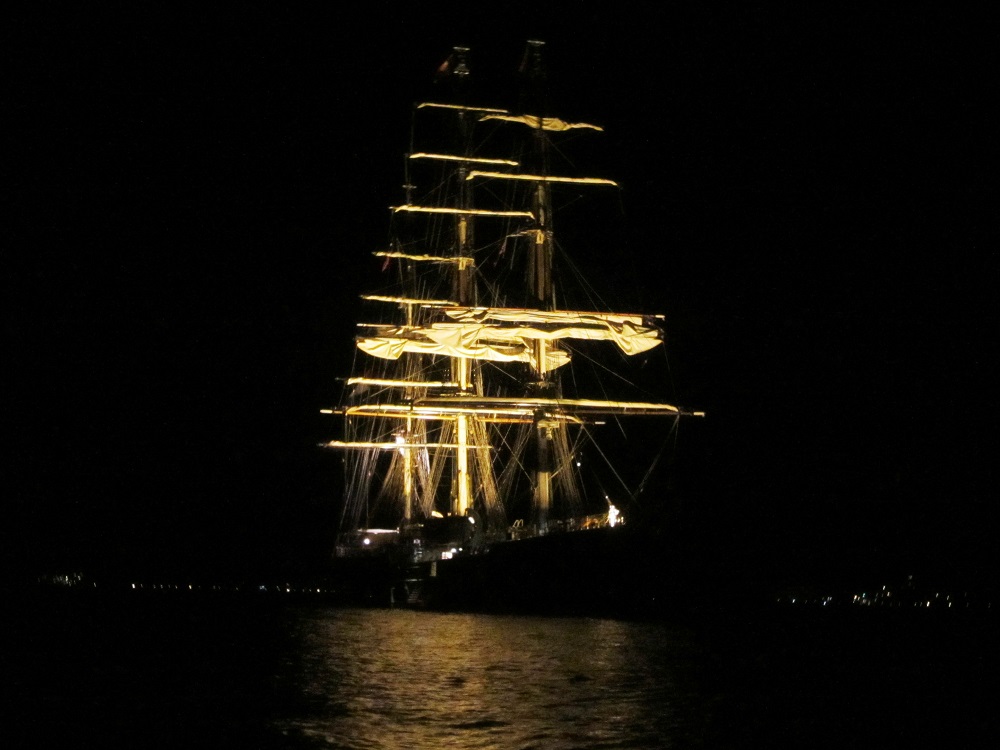 Tall ships are always cool….especially at night
