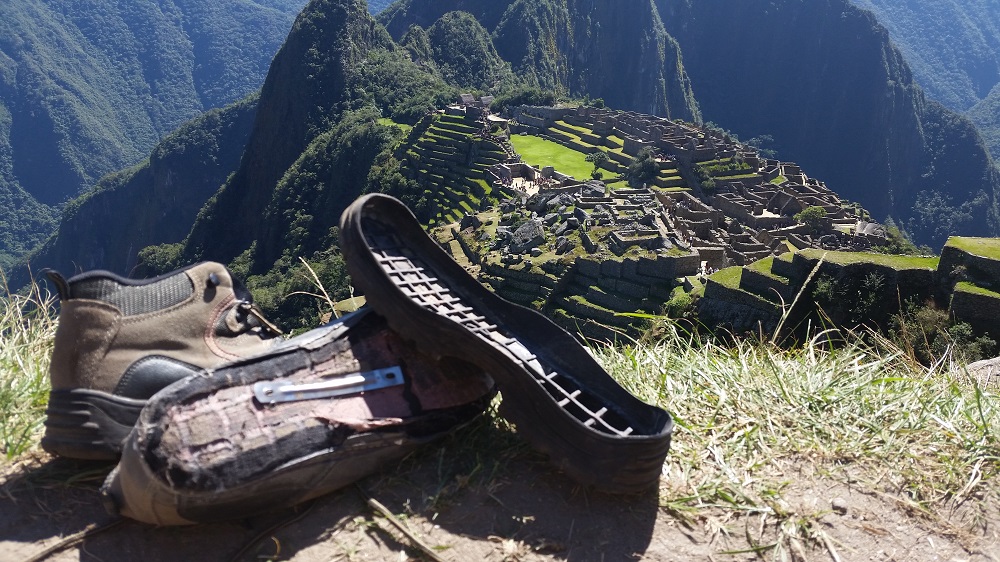 I lost my sole at Machu Picchu