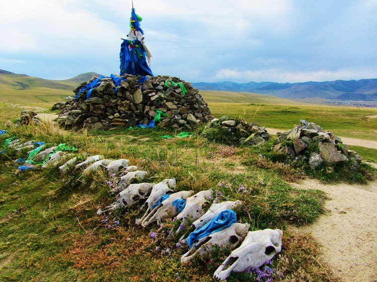 Mongolian Buddhist have shrines for everything