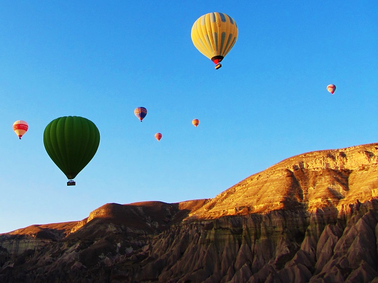 Appreciating Cappadocia, and its history, is best from a hot air balloon