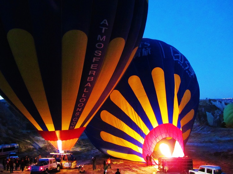 Up, up, and away for a balloon ride in Cappadocia!