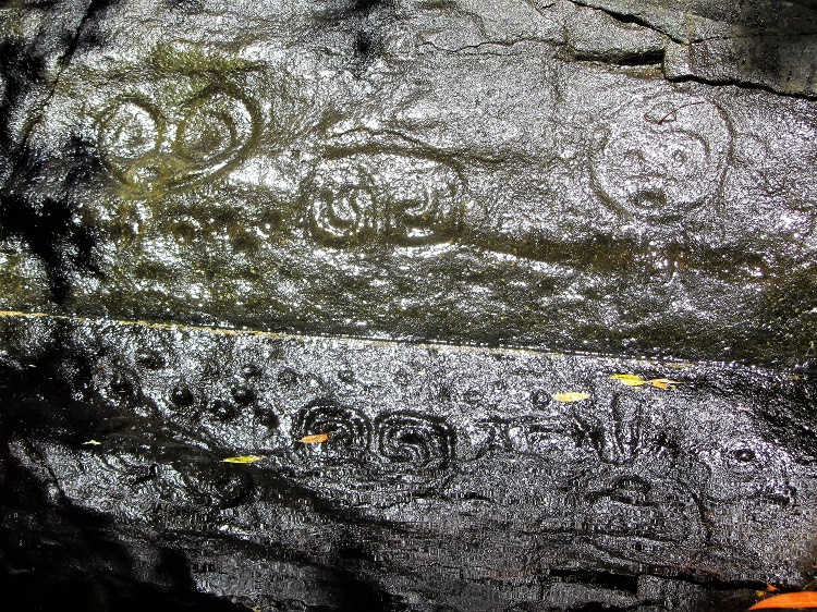 Signs of pre Columbian life on St John is at the Petroglyphs