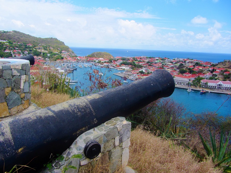 Fort Gustav was built to protect the harbor at St Barts