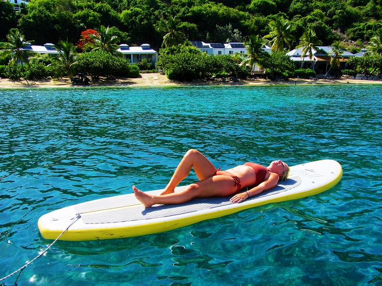 How can you beat relaxing in the Caribbean water?
