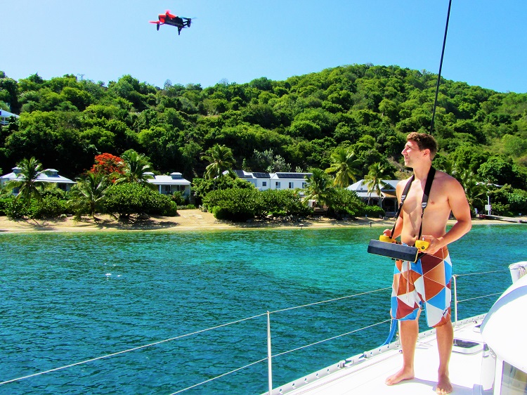 Shawn flying a drone to get his own POTD!