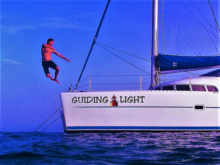 Sailing around St. Lucia, St. Vincent and the Grenadines