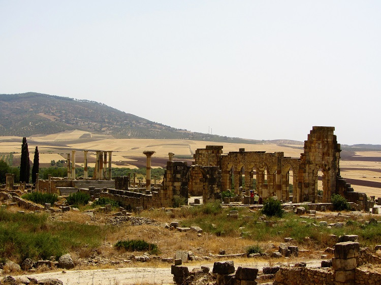 The ancient Roman city of Volubilis is a World Heritage Site