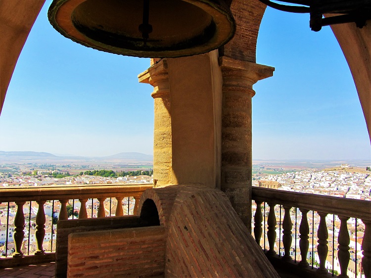 Check out the bell tower from the Moorish castle in Antequera