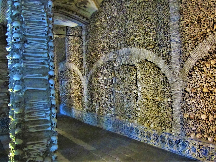 Is it creepy to be in a chapel made of bones?