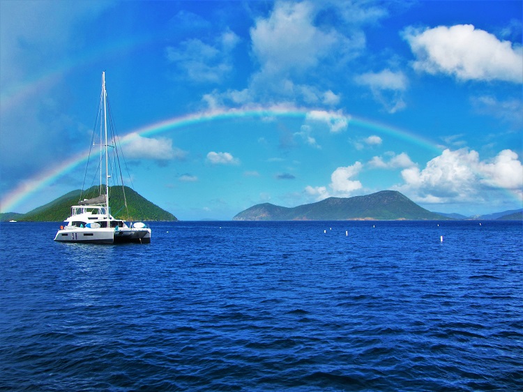 The rainbow has come out for the Virgin Islands