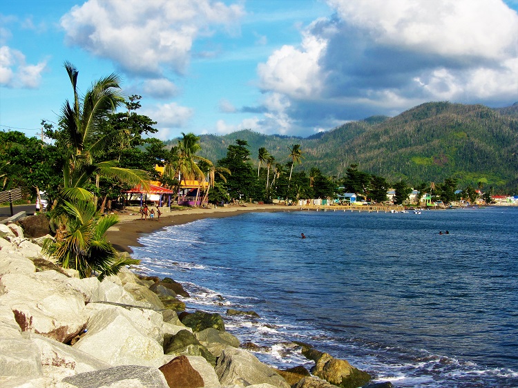 Portsmouth in Dominica has a great beach
