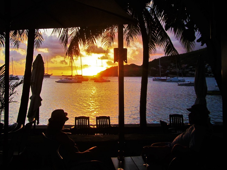 The sun has set on our time in Bequia