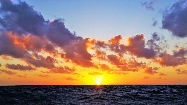 Sunrise on the last morning of Caribbean Crossing