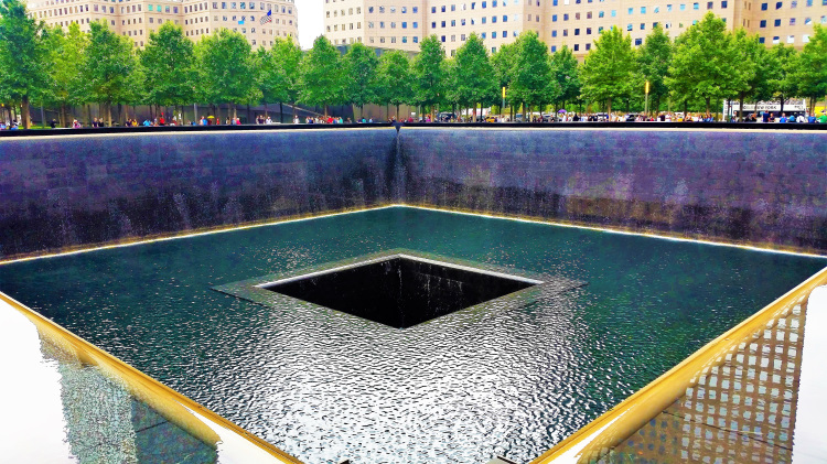 The World Trade Center Memorial is absolutely perfect