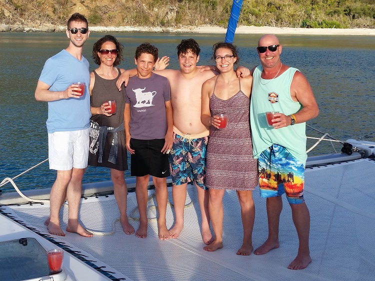 “Best vacation ever” on a sailboat in the Caribbean aboard the Guiding Light