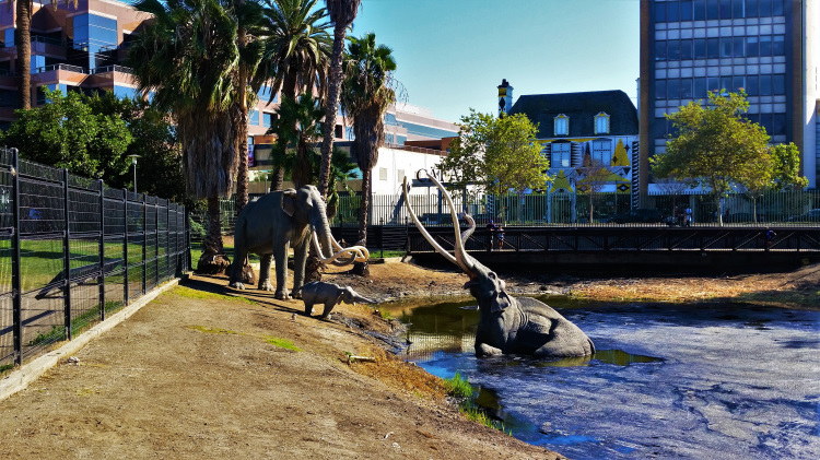 This dramatic scene at the La Brea Tar Pits gives you an idea