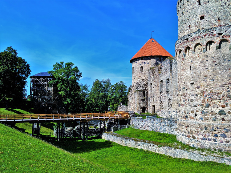 Cēsis Medieval Castle was an amazing medieval castle