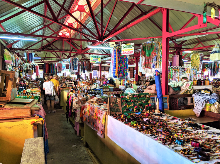 Saturday morning is the day to visit the Central Market in Grenada