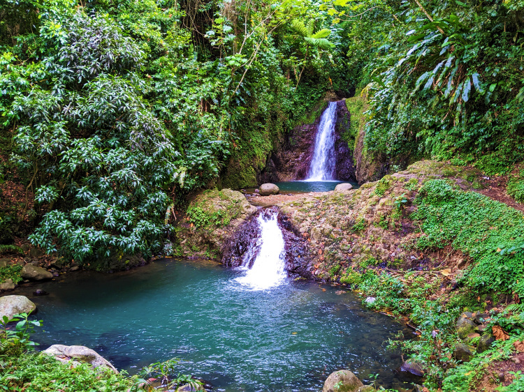 The Seven Sisters Waterfalls in Grenada