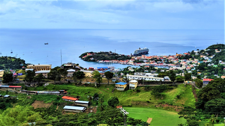 St George’s, Grenada is a great capital town to visit