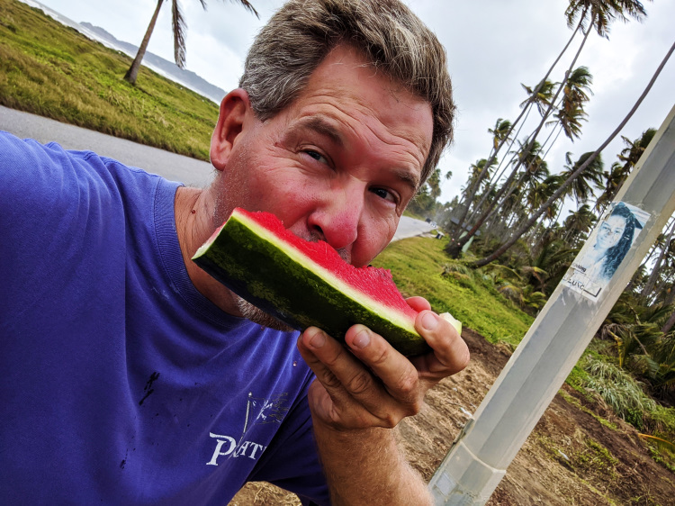 How can you not get fresh watermelon right next to the farm?