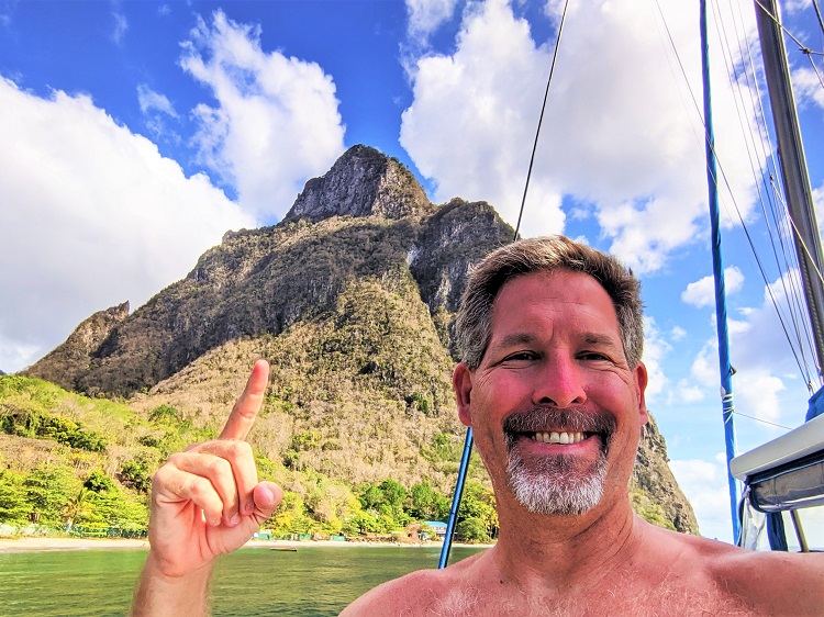 YouTube Live about hiking the Pitons and St Lucia