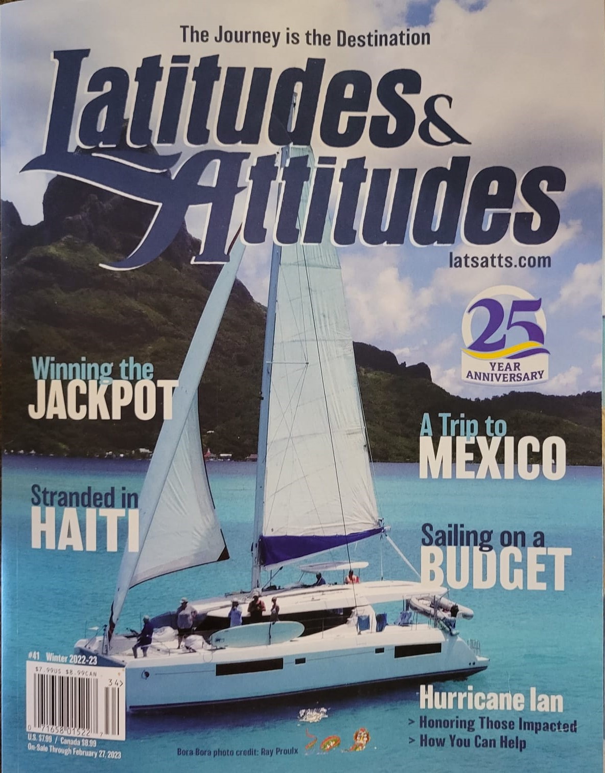 Cruising south Puerto Rico article was published in Lats & Atts